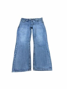 Y2K Express Jeans Men’s 38x32 Wide Leg Relaxed Blue Denim Skater Baggy Cotton